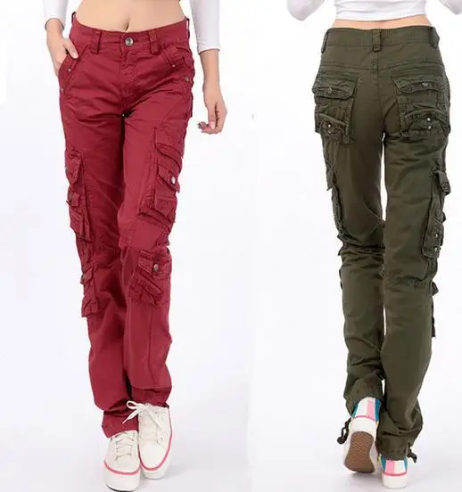 women's 6 pocket cargo pants