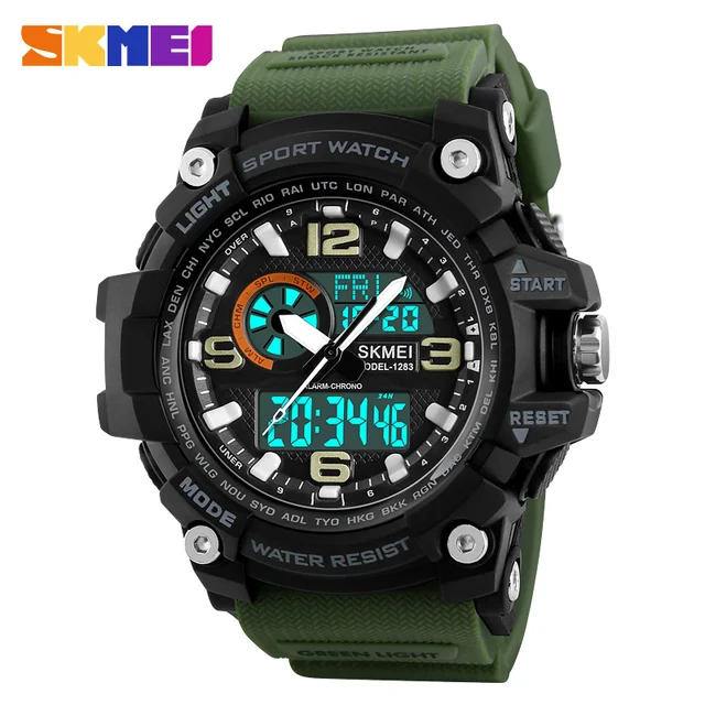 skmei army watch