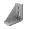 CNC machine milling ALUMINUM ANGLE CORNER JOINT bracket,90 DEGREES 4080 SERIES ALUMINUM PROFILE Countertop Support Bracket
