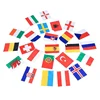 100% Polyester Fabric World Cup Country Flags Bunting String Flags