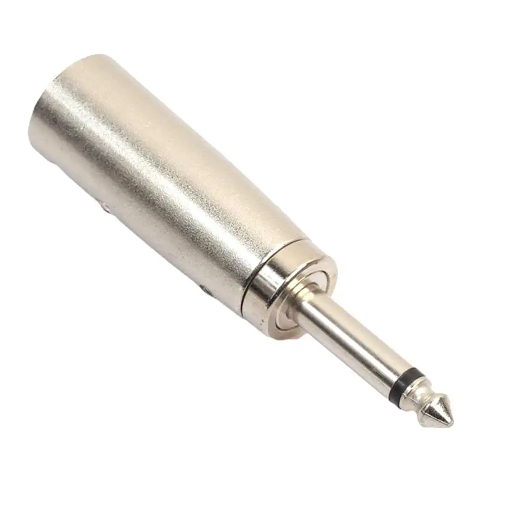 Buy Eightnoo Professional Converter Adapter Xlr 3 Pin Male To 1 4 U0026quot 6 35mm Female Socket Audio