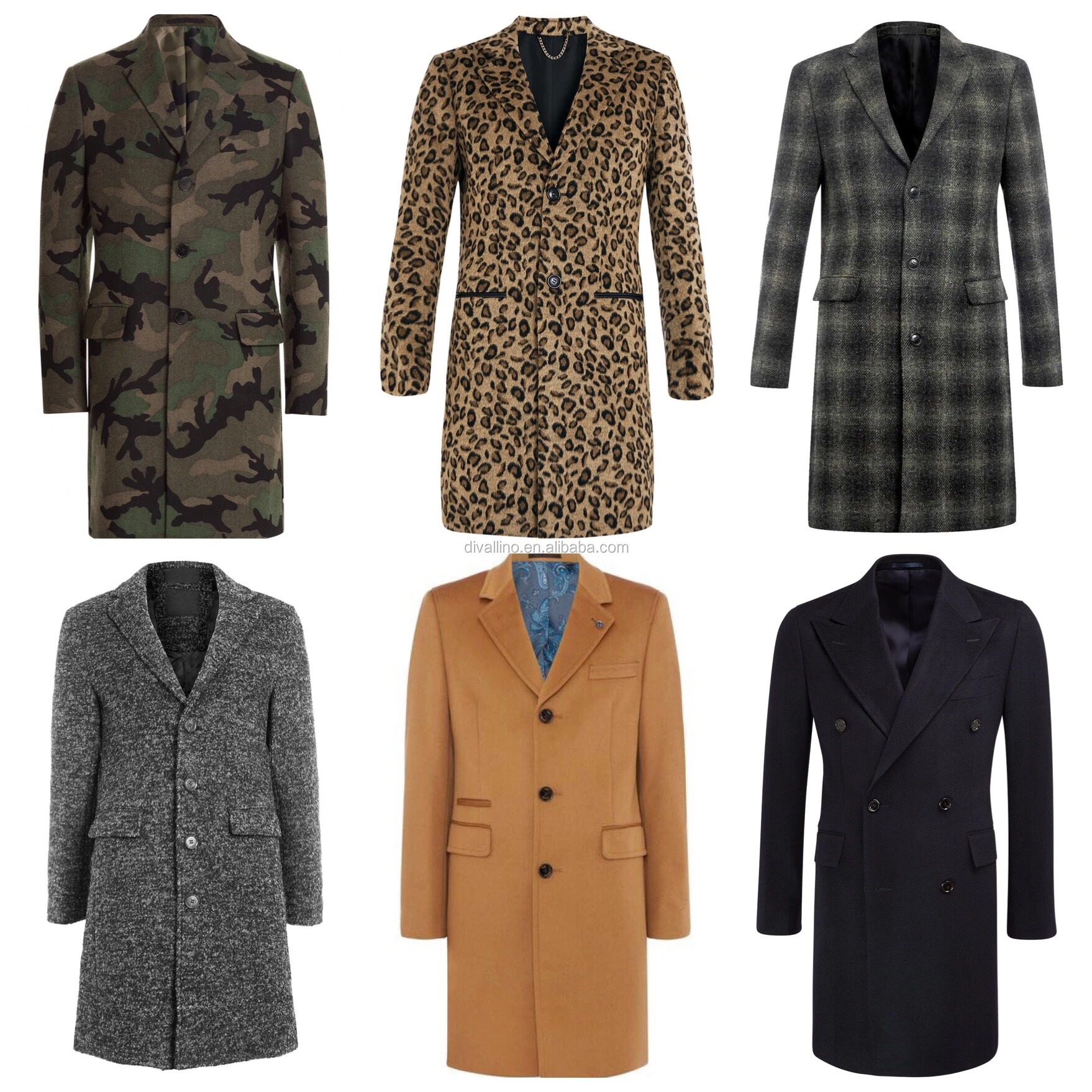 
2019 One-stop Factory of Double Breasted Button Wool Blend Peacoat with Lowest Factory Wholesale Prices 