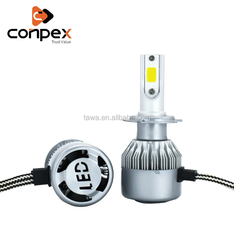 Conpex Auto accessories Super Bright C6 H4 led car headlight  H3 H7 H11 9005 Car led headlight Bulb