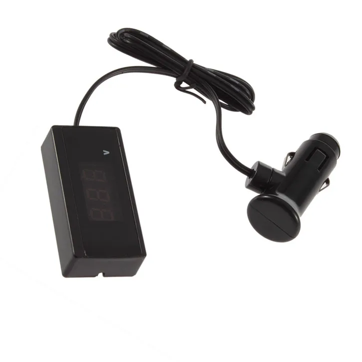 12v/24v Mini Auto Digital Led Voltmeter Car Voltage Stabilizer Gauge
