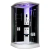 2019 new design aluminum shower room cabin with tub Cheap Glass Shower Cabin Wheel Door Modern design popular fashion
