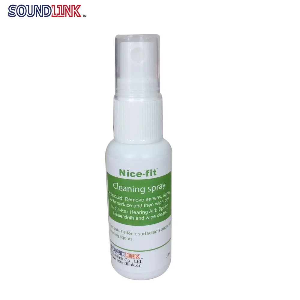 Hot Sale Hearing Aid Disinfectant Cleaning Spray For Spray Bottles