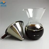 Brewed Reusable Drip Single 50 Micron Filter Mesh Pour Over Coffee Filter Cone V60 Funnel Cup