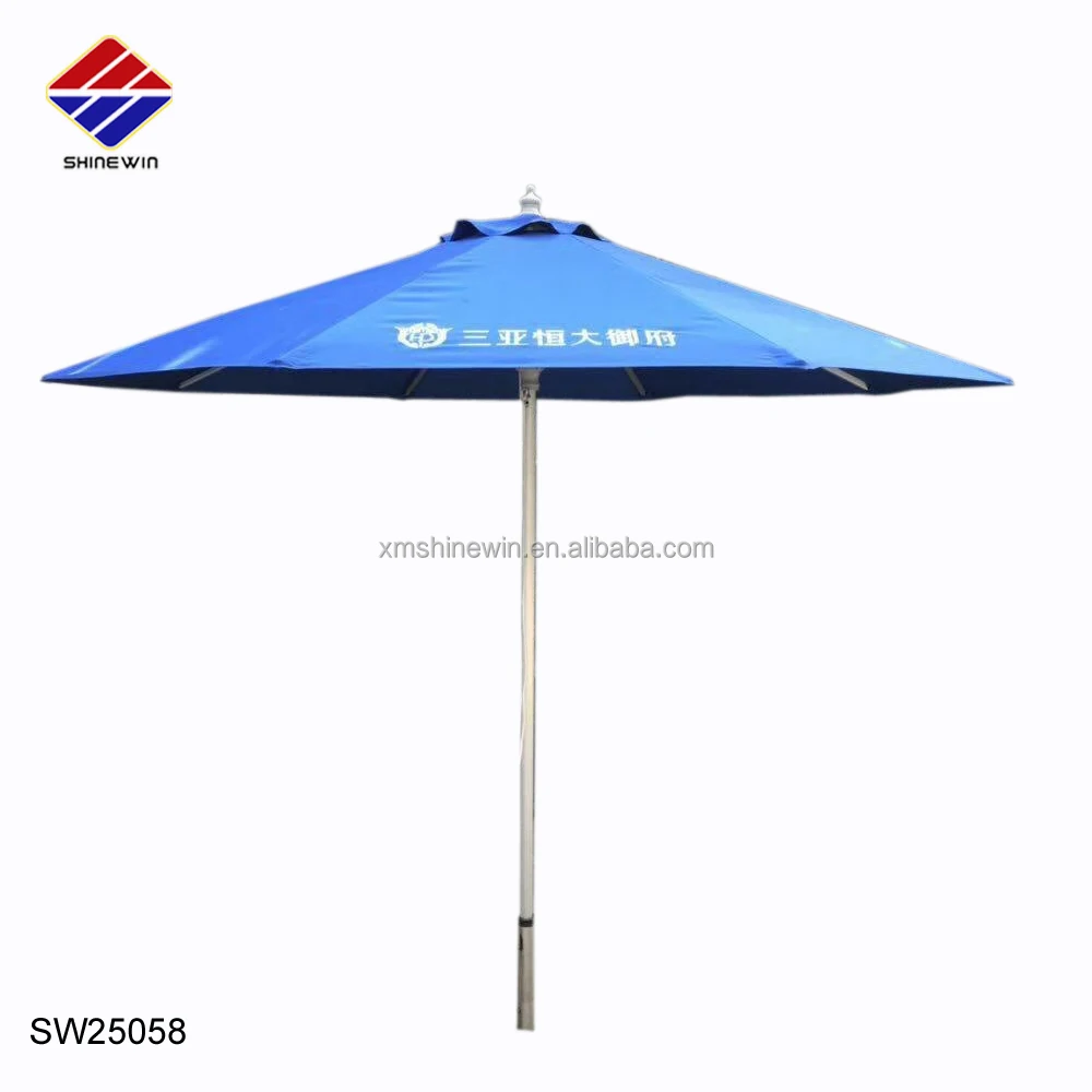 Custom Teak Wooden Garden Parasol Sun Shade Patio Market