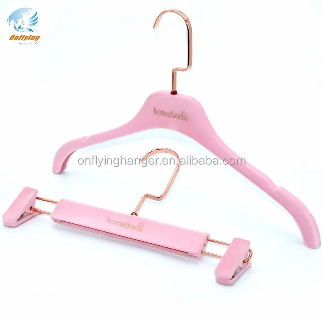 pink hangers