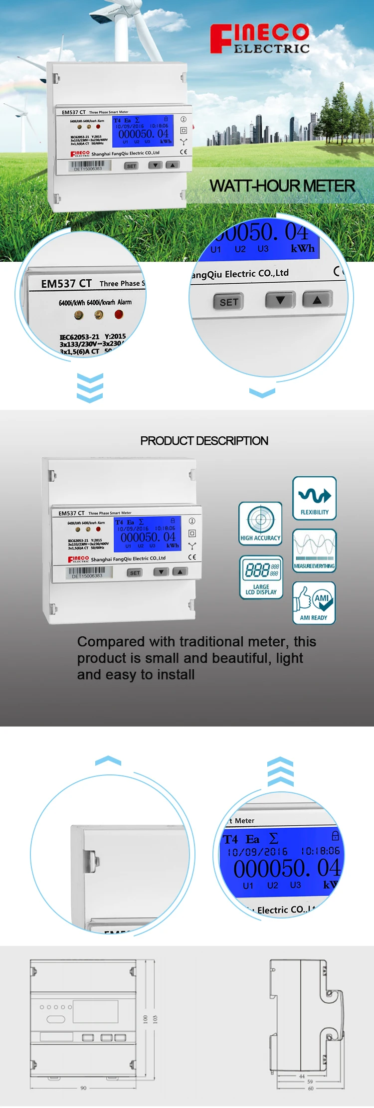 Direct Metering Up To 65a New Electricity Check Meter Number Buy New