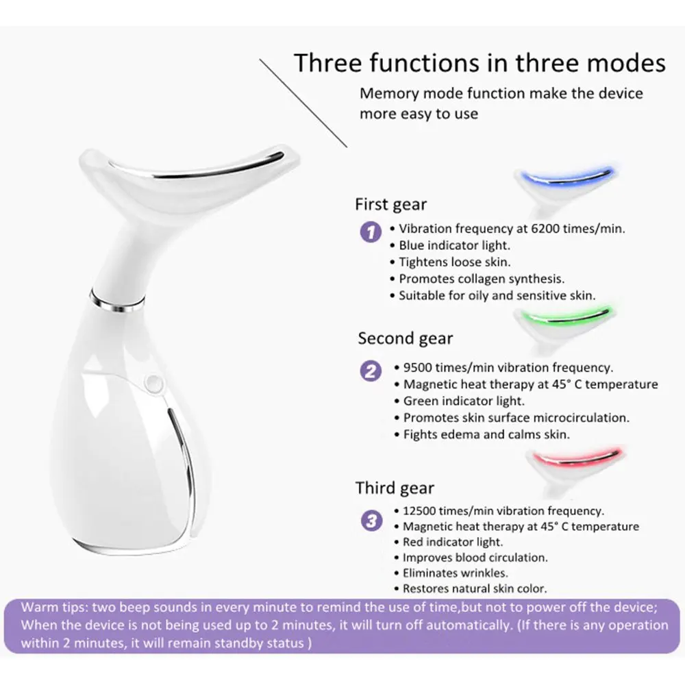 Face Lifting Neck Beauty Machine Beauty Wrinkle Removal Product Device Women's Neck Lift Grooming Neck Massage