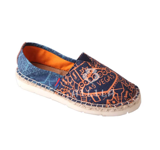 2016 new jute sole espadrilles casual women canvas shoes