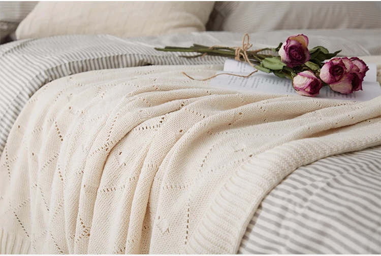 Rawhouse Knitted Cotton 100 Throw Blanket Air Conditioner Blanket Buy