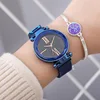 WJ-7922 Micro-business Explosion Models Watch Network Fashion Simple Women's Trend Starry Diamond Girl Watch