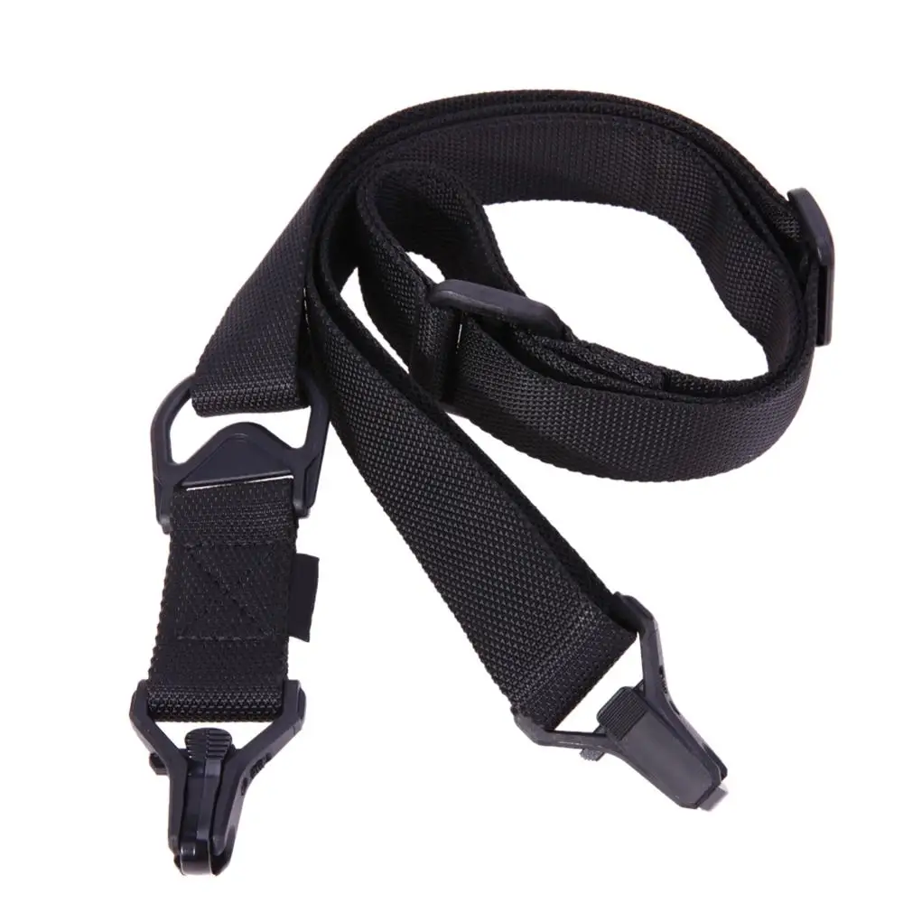 

High Quality Tactical ar 15 Adjustable 2 Point Gun Sling Military Hunting Sling, Black