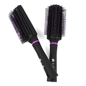 Wholesale plastic denman tek hair brush 9 rows ingrown hair brush for girls