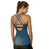Padded Strappy Sports Bra Yoga Tops Activewear Workout Clothes Women