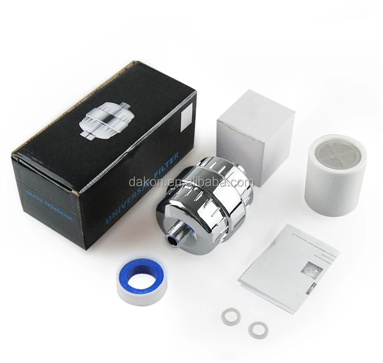 Metal Housing Shower Water Filter(15 Stage),Directly Attached To Shower