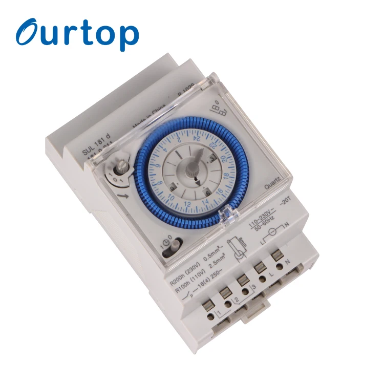 Dinrail Type Multichannel 24 Hour Mechanical Timer Switch Buy Multi