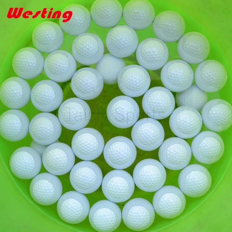 
Blank floating golf range ball white lake golf ball 