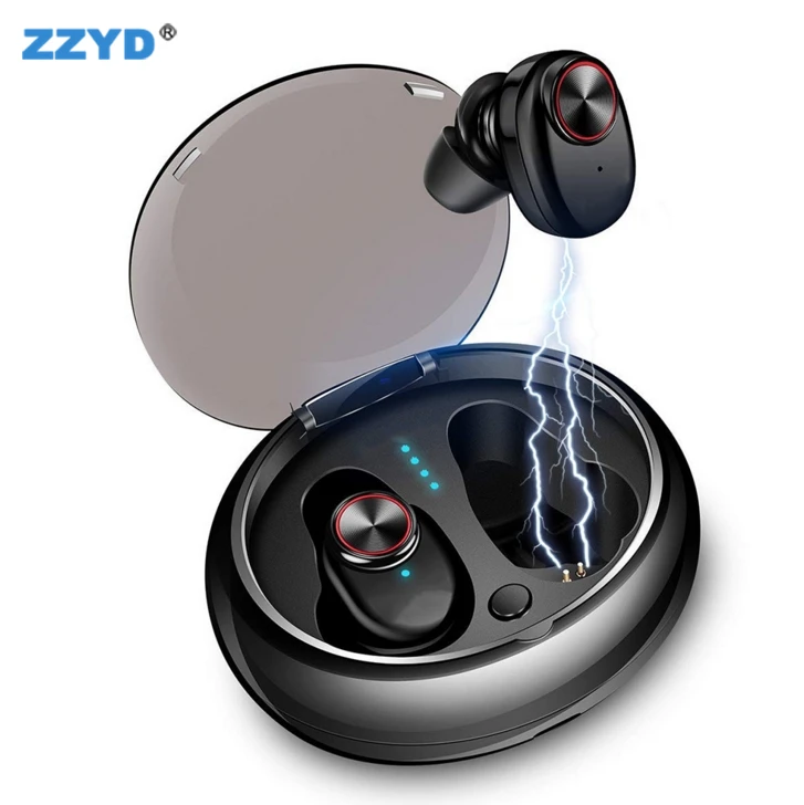

ZZYD TWS 5.0 Fashion Wireless Earphone Mini Stereo Headphone Noise Cancelling For Smart Phone, N/a