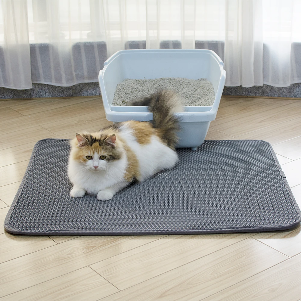 

Wholesale Factory Manufacturer Training System Pet Cat Litter Toilet Box Mat Pads, Black,gray