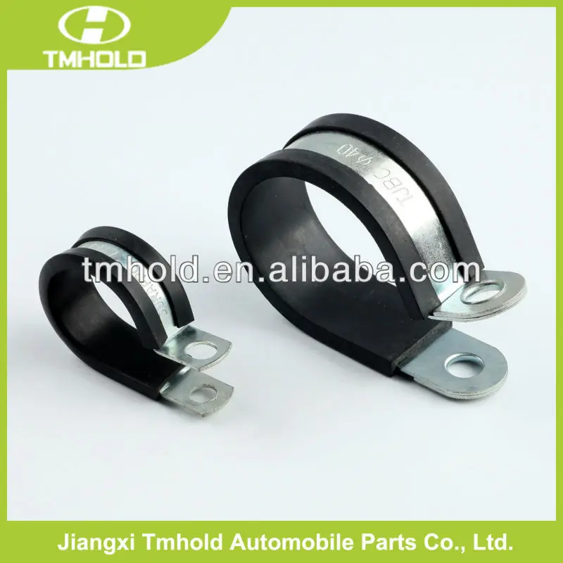 20mm Bandwidth Epdm Rubber Covered Fixing P Compressed Air Hose Clamps