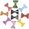 Newborn Handmade Child Hair Decoration Glitter Gold Powder Hair Bows Hair Clips For Dancing Costume