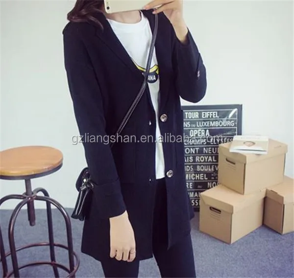 
Clothing factories in china korean style sweater hand making designs cardigan coat warm grey wool angora sweater 