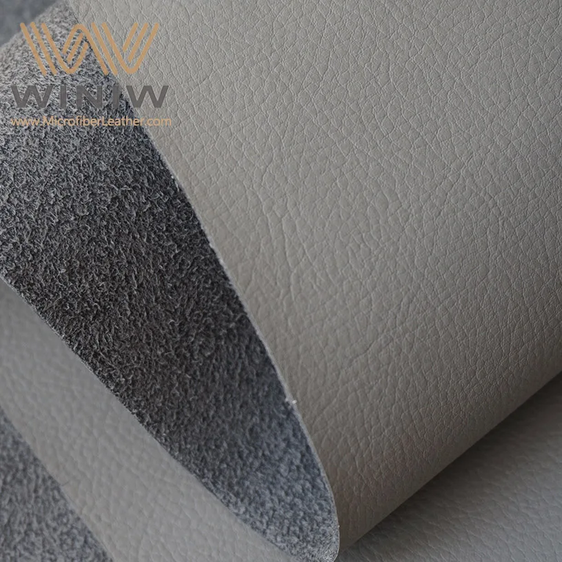 Best Quality Dark Grey Synthetic Leather For Automotive Upholstery Car Seats