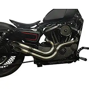Paughco 13//4 Drag Pipes for Evolution Sportster 719-3-40 Exhaust 40 Slash 04-13XL