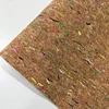 Factory cheap good quality artificial EVA Natural Cork Fabric leather