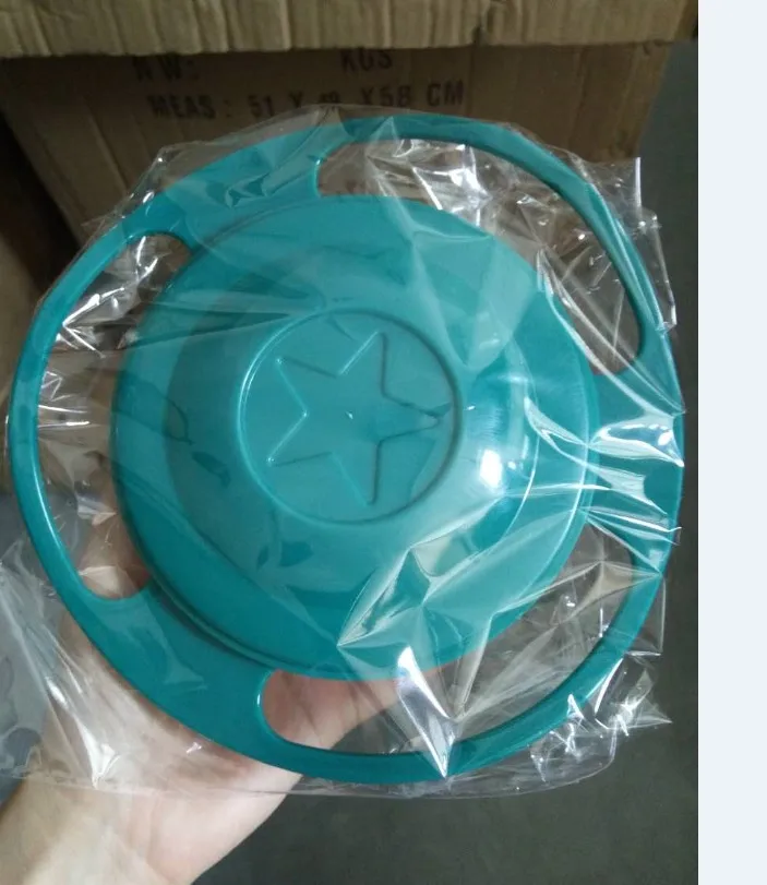
Baby Feeding Learning Dishes Bowl High Quality Assist Toddler Baby Food Dinnerware For Kids Eating Training Gyro Bowl 
