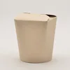 Bamboo pulp round paper noodle box