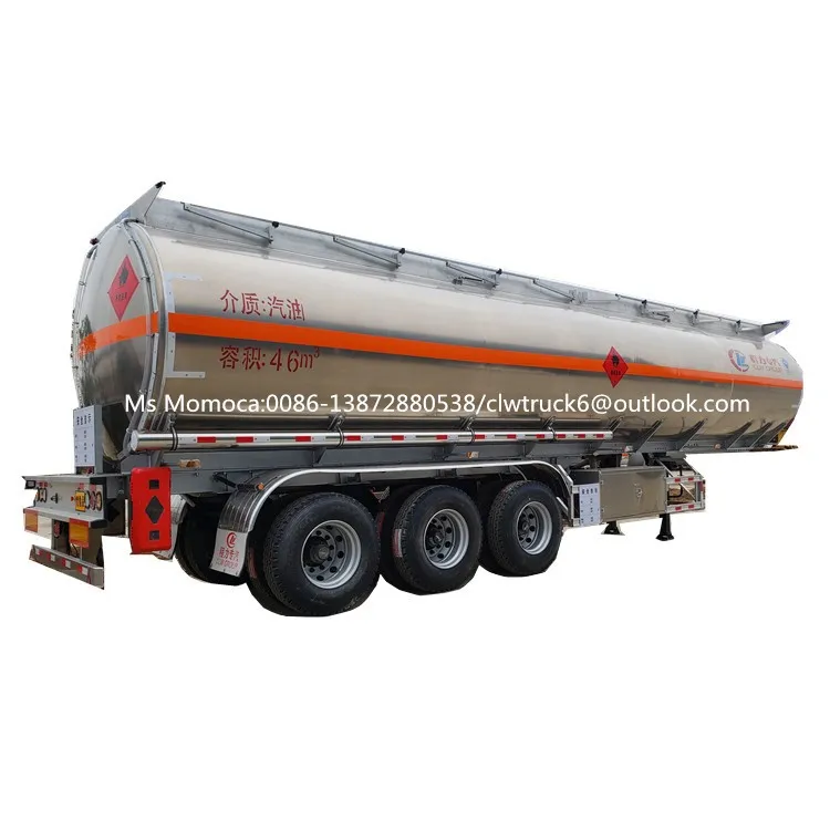 42000liters Aluminum Fuel Tank Trailer/three Compartments Aluminum