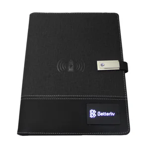Wireless Charger Notebook Diary Integrated Power Bank