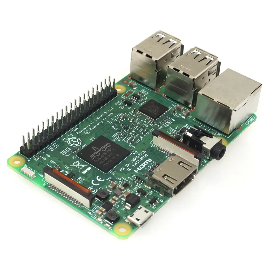 Raspberry Pi Model 3 B Wifi and Bluetooth on board
