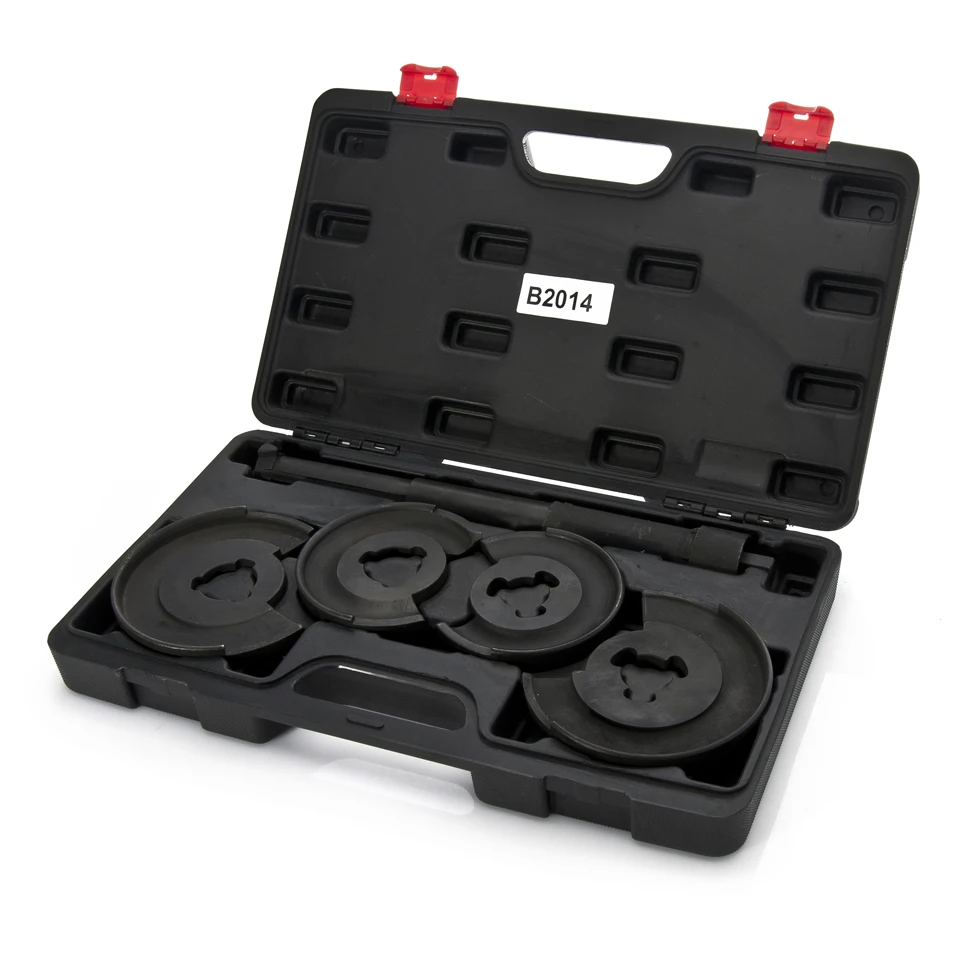 Strut Coil Spring Compressor Remove Telescopic Repair Tool Kit For