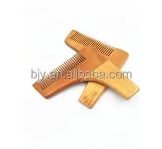 

Alibaba New Product Wood Beard Comb For Beard Shaping Tool Customize Label Logo, N/a