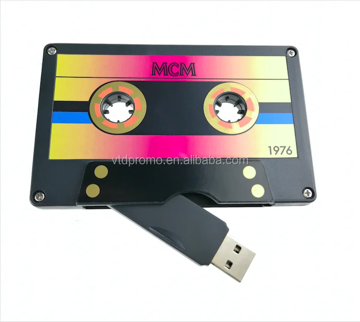 High Speed Usb2.0 8gb Mix Tape Cassette Tape Shaped Cle Usb Flash Drive