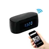 micro sd card recording motion detection alert 1080P hd wifi clock camera