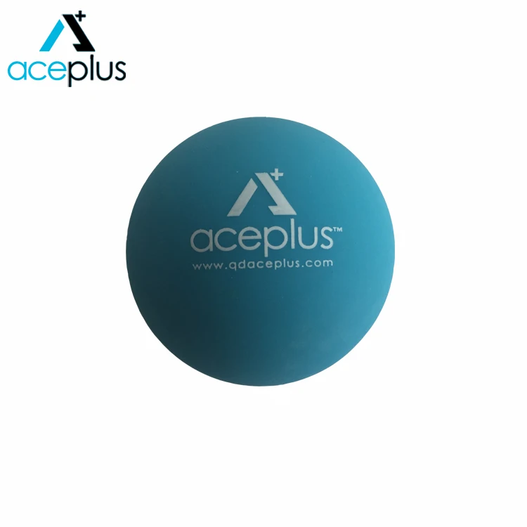 

Custom Silicone Lacrosse Massage Ball Rubber Massage Ball, Black blue