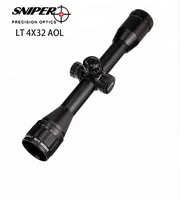 

Sniper 4x32 AOL RGB Illuminated Reticle Turret Locking Hunting RifleScope tactical scope