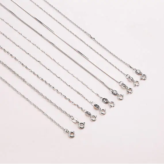 

High quality wholesale solid 925 sterling silver chain