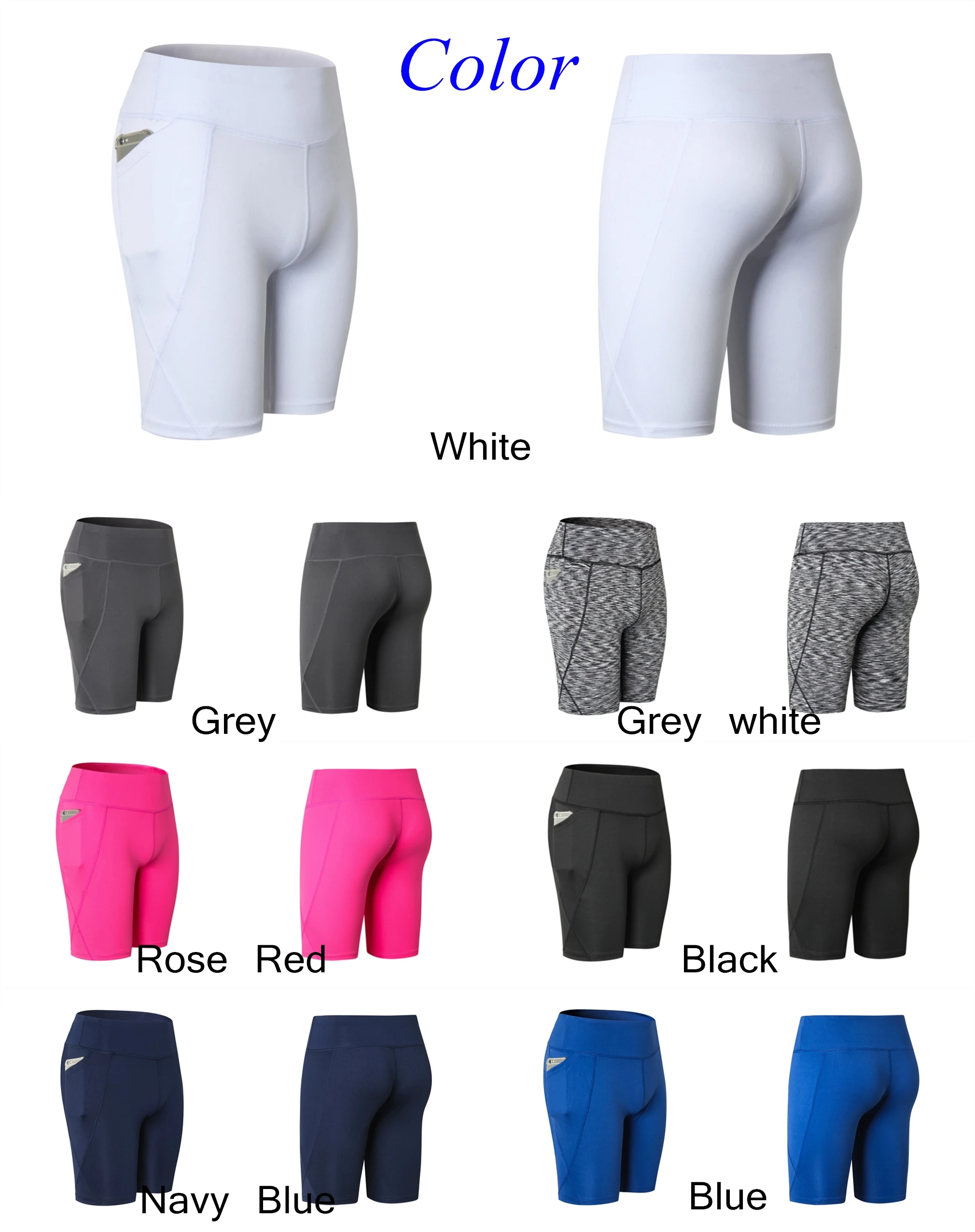 Professional Sportswear Women Cycling Shorts Women Workout Shorts Two