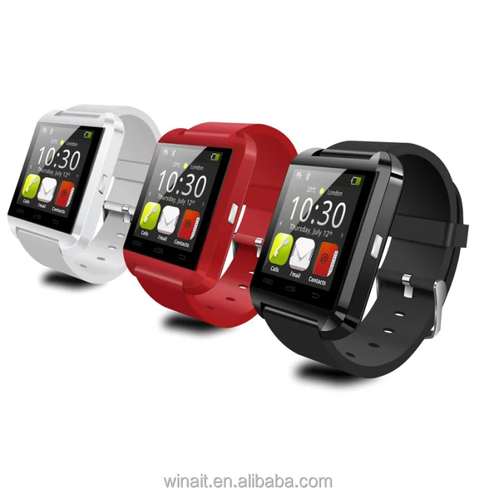 Mobile Phone Wrist Watch U8 Lg128 Gt08 A1 MTK 6260 with SIM Card Wireless BT 3.0 Smart Watch Ios