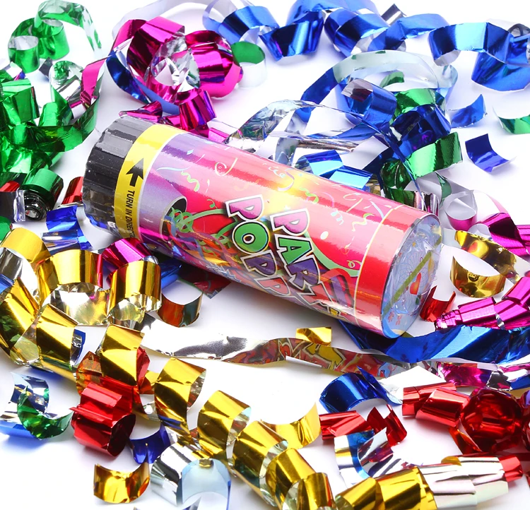 
spring driven party gun confetti gun 