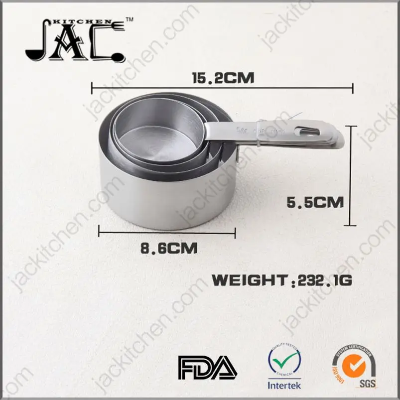 Colorfulstainless Steel Stackable Measuring Cup Sets