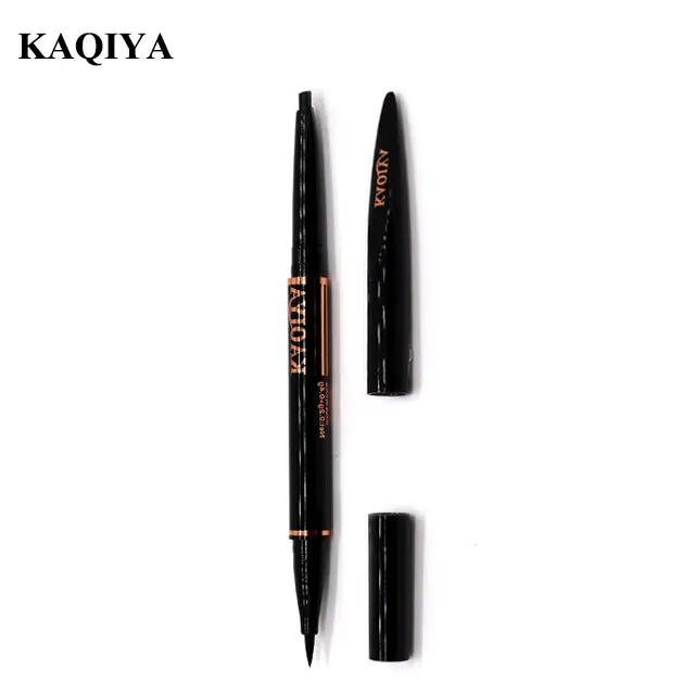 

2in1 Smudge-proof Fine Sketch Eyebrow Pencil And Liquid Eyeliner 4 Colors for Choice Long-wear Easy To Color, N/a