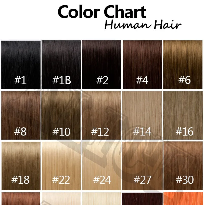 Human Hair Color Chart Extensions 31 Colors Hair Colour Chart Human Hair  Color Ring Hair Extension Color Ring